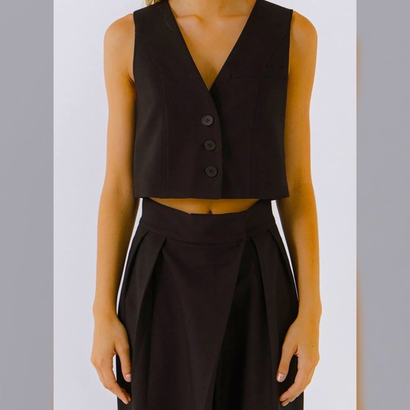 Endless Rose Black Vest - Size Large - Picture 7 of 8